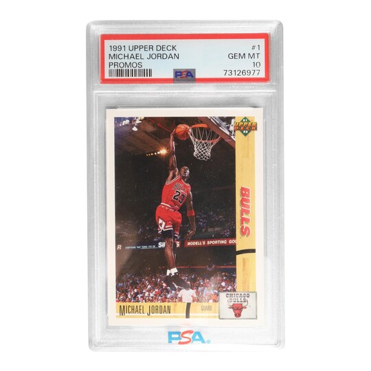 michael jordan rare air promo card 1 of 10 000 "Rare Air" /10,000 All In Autographs NBA 1991 Upper Deck Michael